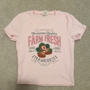 full tilt cropped tee (worn once, great condition)